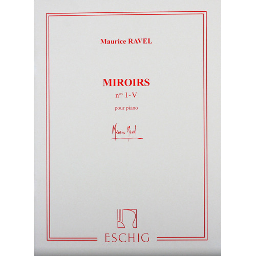 라벨 거울 듀랑 피아노 악보 Ravel Miroirs Op 43 [50561725]