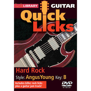 (할인) Angus Young (AC/DC) - Hard Rock: Quick Licks 앵거스 영 (AC/DC) 레슨 DVD[00393119]