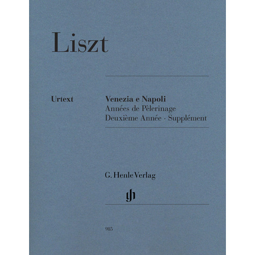 헨레 리스트 베네치아와 나폴리 [HN985] Henle 정식수입 원전 피아노 악보