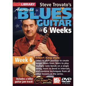 (할인) Steve Trovato's American Blues in 6 Weeks - Week 6: Albert King style 앨버트 킹 스타일 레슨 DVD[00393181]