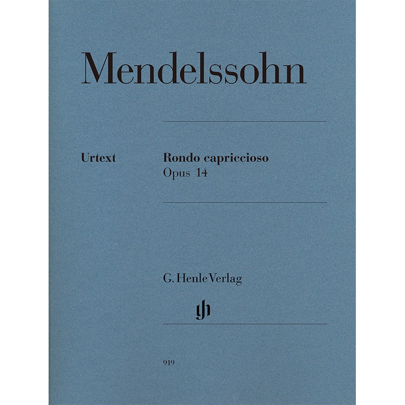 헨레 멘델스존 론도 카프리치오소 [HN919] Henle 정식수입 원전 피아노 악보