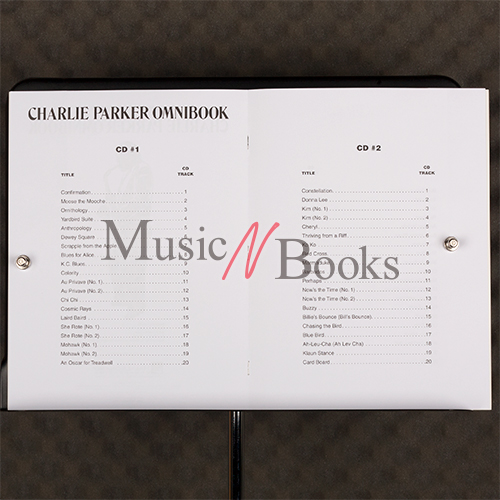 찰리 파커 옴니북 반주 음원 CD 3장 세트 (악보 미포함) Charlie Parker Omnibook 3 CDs [00240535]