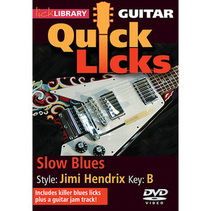 (할인) Jimi Hendrix - Slow Blues: Quick Licks지미 헨드릭스 기타 레슨 DVD[00393090]