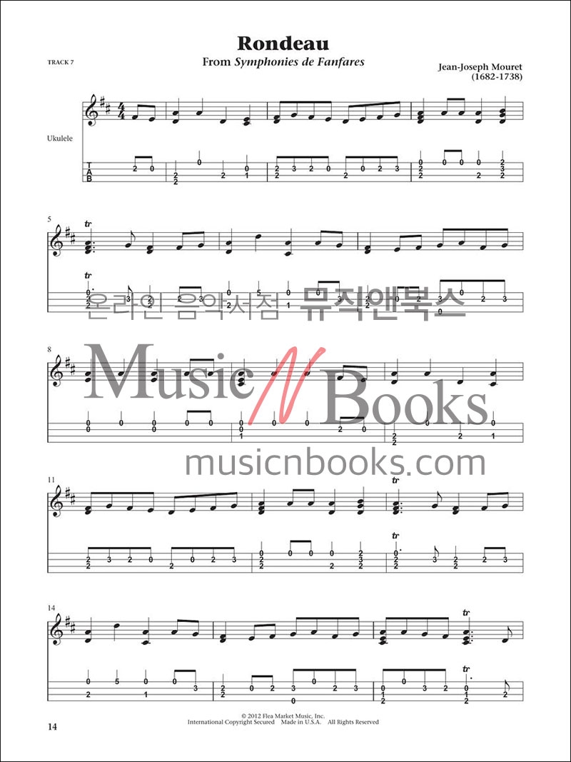 The Baroque Ukulele바로크 음악 우쿨렐레 악보[00102886]*