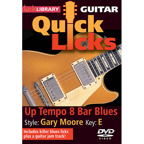 (할인) Gary Moore - Up Tempo 8-Bar Blues: Quick Licks게리 무어 레슨 DVD[00393100]