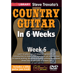 (할인) Steve Trovato's Country Guitar in 6 Weeks - Week 6: Albert Lee style 앨버트 리 스타일 기타 레슨 DVD[00393169]