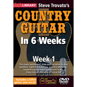 (할인) Steve Trovato's Country Guitar in 6 Weeks - Week 1: Vince Gill style 빈스 길 스타일 기타 레슨 DVD[00393164]