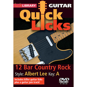 (할인) Albert Lee - 12 Bar Country Rock: Quick Licks 앨버트 리 기타 레슨 DVD[00393132]