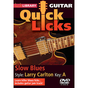 (할인) Larry Carlton - Slow Blues: Quick Licks 래리 칼튼 기타 레슨 DVD[00393089]