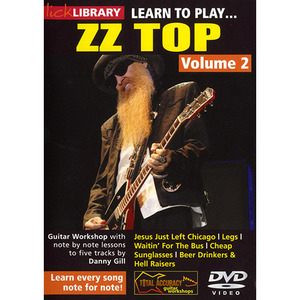 (할인) ZZ Top - Lick Library: Learn To Play ZZ Top, Volume 2지지탑 기타 레슨 DVD[RDR0440]