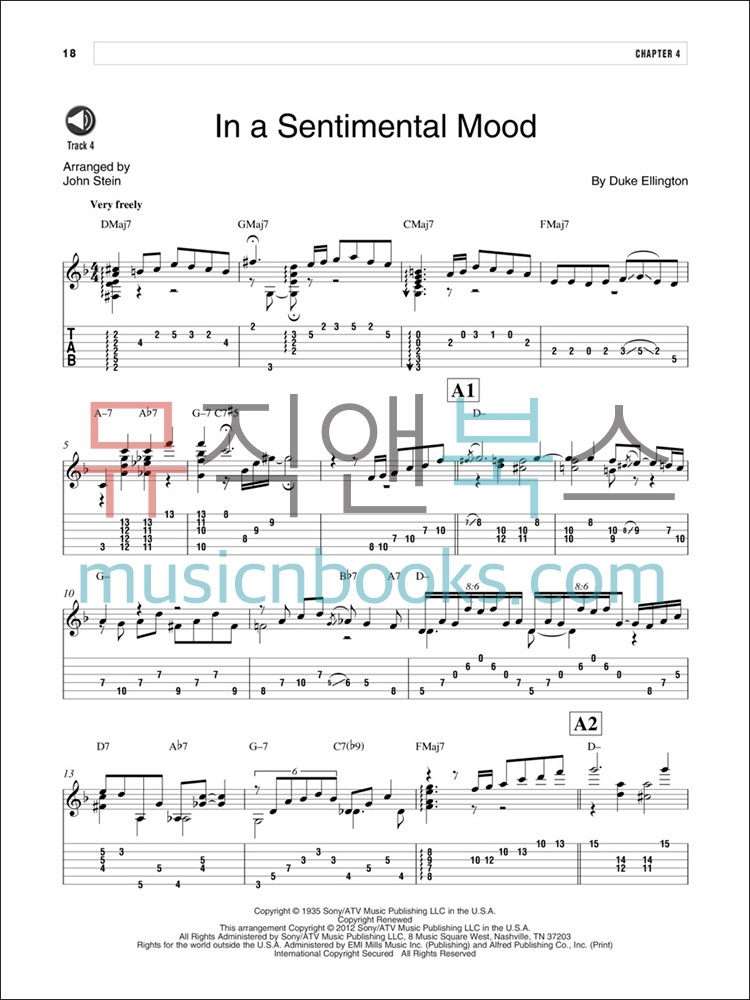 버클리 재즈 기타 악보 겸 교재 (온라인 음원 포함) Berklee Jazz Standards for Solo Guitar [50449653]