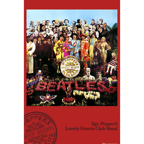 (할인) 포스터 The Beatles Sgt Pepper [LP0905]