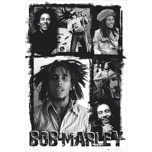 (할인) Bob Marley - Photo Collage밥 말리 포스터[LP1258]