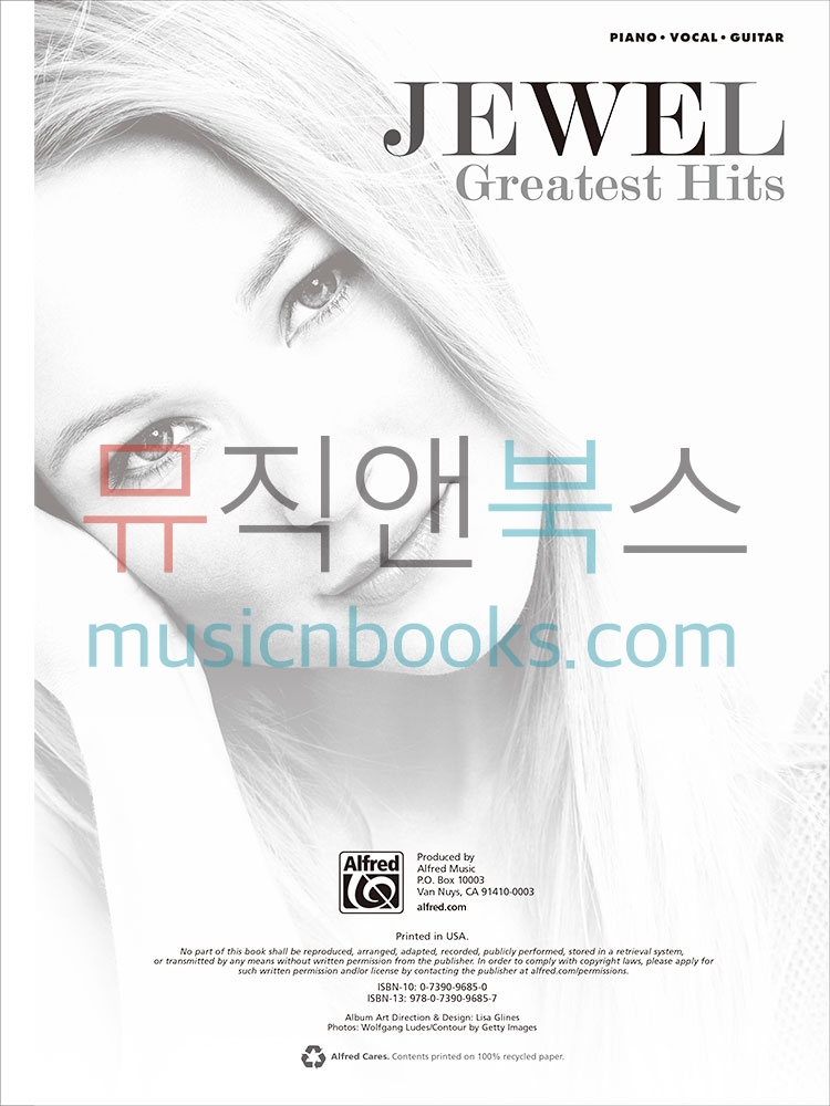 (할인) Jewel - Greatest Hits쥬얼 피아노 악보집[00-41081]