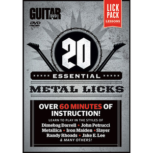 (할인) Guitar World: 20 Essential Metal Licks 기타 레슨 DVD[56-41085]