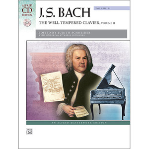 (할인) 바흐 평균율 클라비어 2권 피아노 악보 (CD 포함) JS Bach [00-41429]