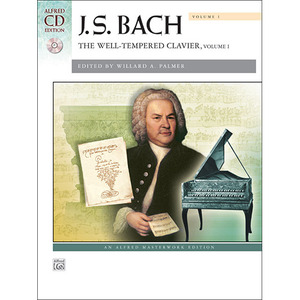 (할인) 바흐 평균율 클라비어 1권 피아노 악보 (CD 포함) JS Bach [00-41426]