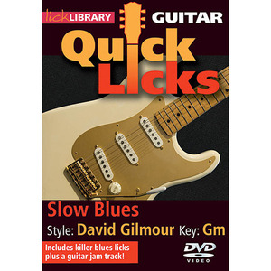 (할인) David Gilmour (Pink Floyd) - Slow Blues: Quick Licks데이빗 길모어 (핑크 플로이드) 기타 레슨 DVD[00393098]