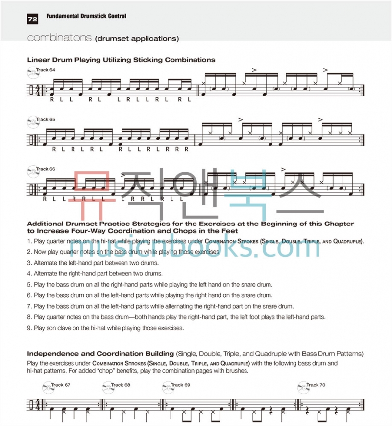 Fundamental Drumstick Control드럼스틱 컨트롤 교재 (CD 포함)[00-42257]