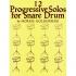 (할인) Twelve Progressive Solos for Snare Drum - Morris Goldenberg모리스 골든버그 스네어 드럼 교본[00347783]