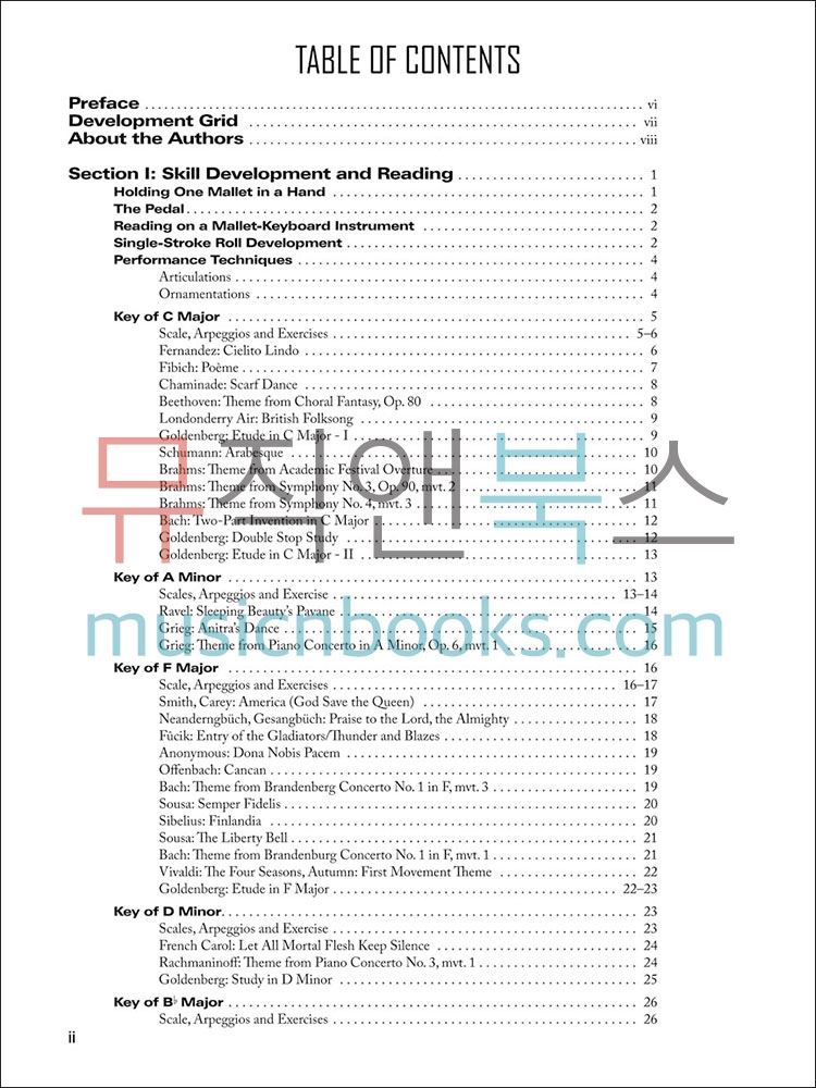 Modern School for Mallet-Keyboard Instruments - Morris Goldenberg모리스 골든버그 말렛 악기 교본 (실로폰, 마림바, 비브라폰)[00347776]