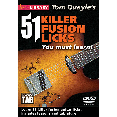 (할인) 51 Killer Fusion Licks You Must Learn! - Tom Quayle톰 퀘일 퓨전 기타 릭 레슨 DVD[00125869]