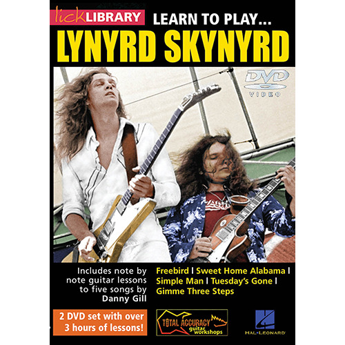 (할인) Lynyrd Skynyrd - Learn to Play Lynyrd Skynyrd 레너드 스키너드  기타 레슨 DVD[00125871]