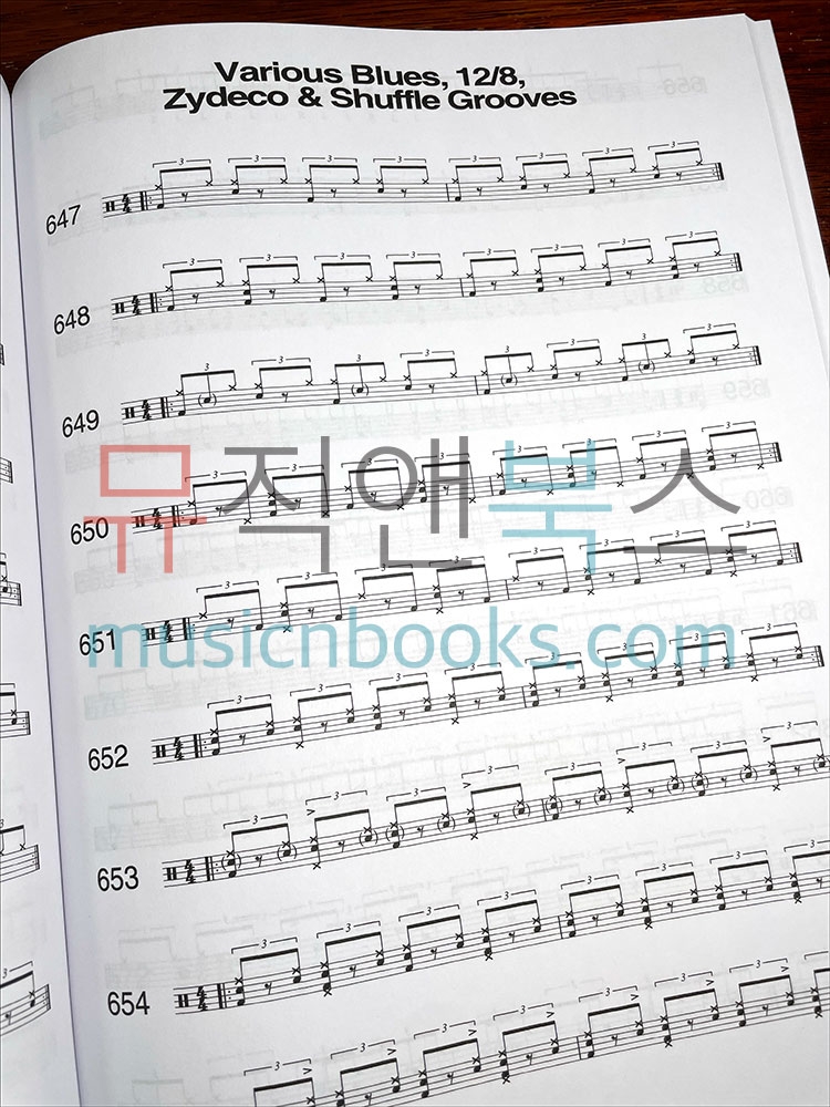 1001 드럼 그루브 교재 1001 Drum Grooves [02500337]