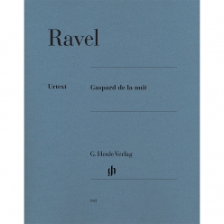 헨레 라벨 밤의 가스파르 피아노 악보 Ravel Gaspard de la nuit [HN843]