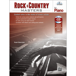 (할인) Rock & Country Masters for Piano록 & 컨트리 피아노 교재 (CD 포함)[00-44483]