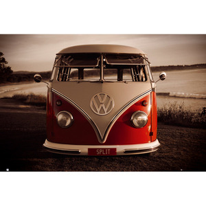 (할인) VW Camper - Red Kombi폭스바겐 캠퍼 포스터[PH0502]