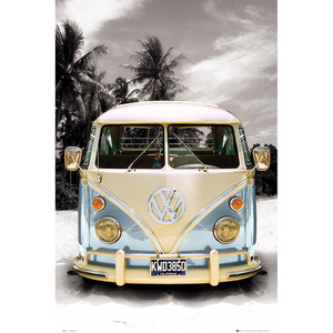 (할인) VW Camper - Beach폭스바겐 캠퍼 포스터[PH0353]