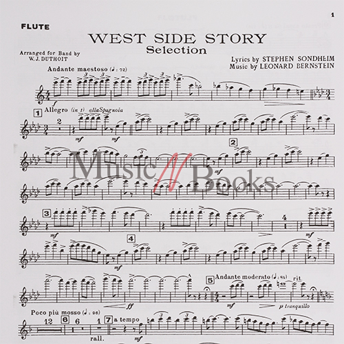 (할인) West Side Story 웨스트 사이드 스토리관악기 콘서트 밴드[00450064]*