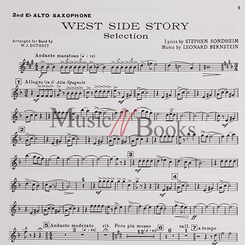 (할인) West Side Story 웨스트 사이드 스토리관악기 콘서트 밴드[00450064]*