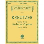 Kreutzer - 42 Studies or Caprices크로이처 - 바이올린을 위한 42개의 연습곡 (셔머 판)[50253620]*