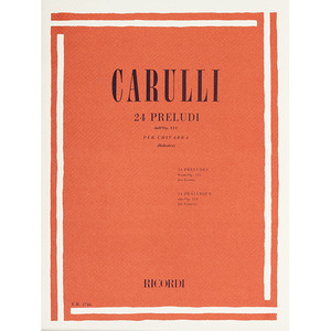 Carulli - 24 Preludes, Op. 114카룰리 - 24개의 전주곡[50013950]