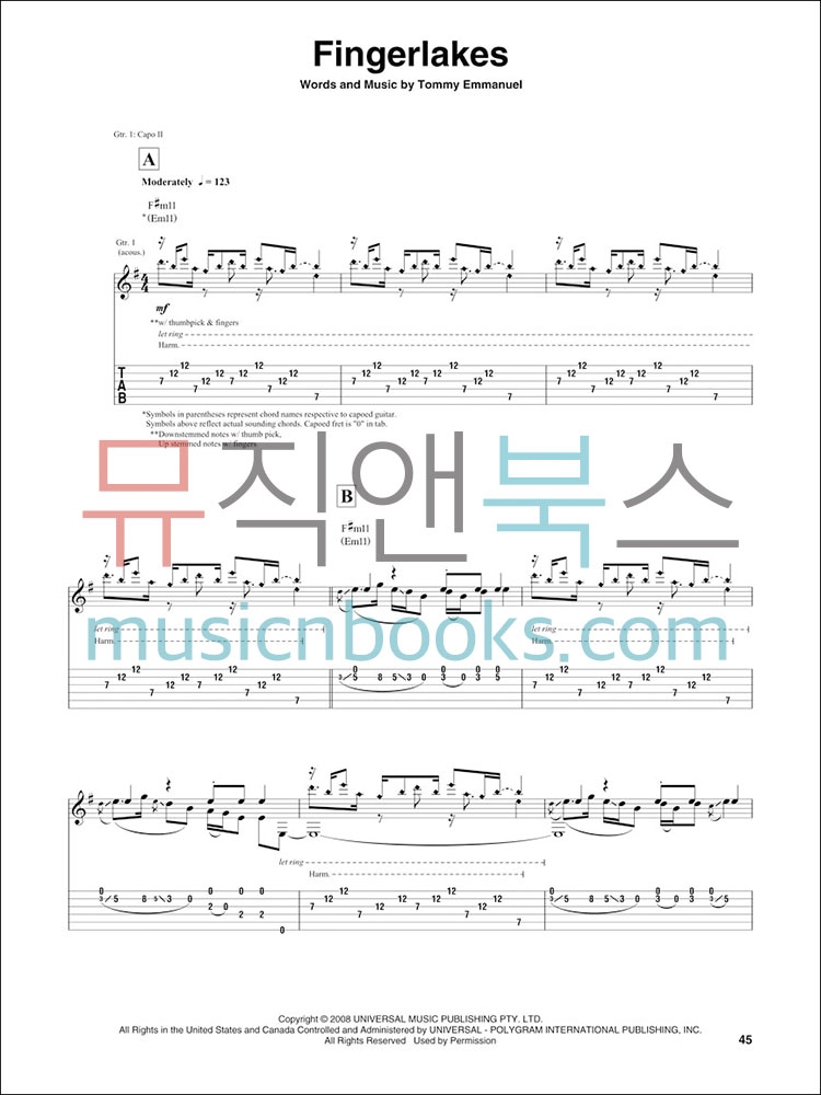 Tommy Emmanuel - Little by Little 토미 엠마뉴엘 [00139220]