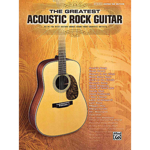 The Greatest Acoustic Rock Guitar어쿠스틱 록 기타 타브 악보[00701551]