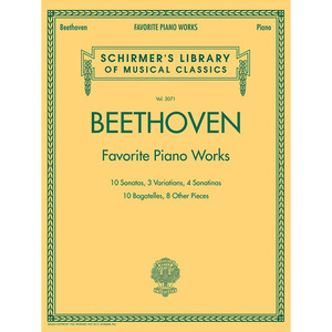 베토벤 피아노 작품집 쉬머 악보 Beethoven Favorite Piano Works [50486577]