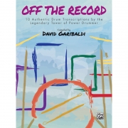 데이빗 가리발디 타워 오브 파워 드럼 악보 교재 Off the Record [00-41239]