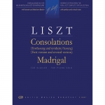 리스트 위안, 마드리갈 피아노 악보 EMB 부다페스트 Liszt Consolations and Madrigal [50511560]