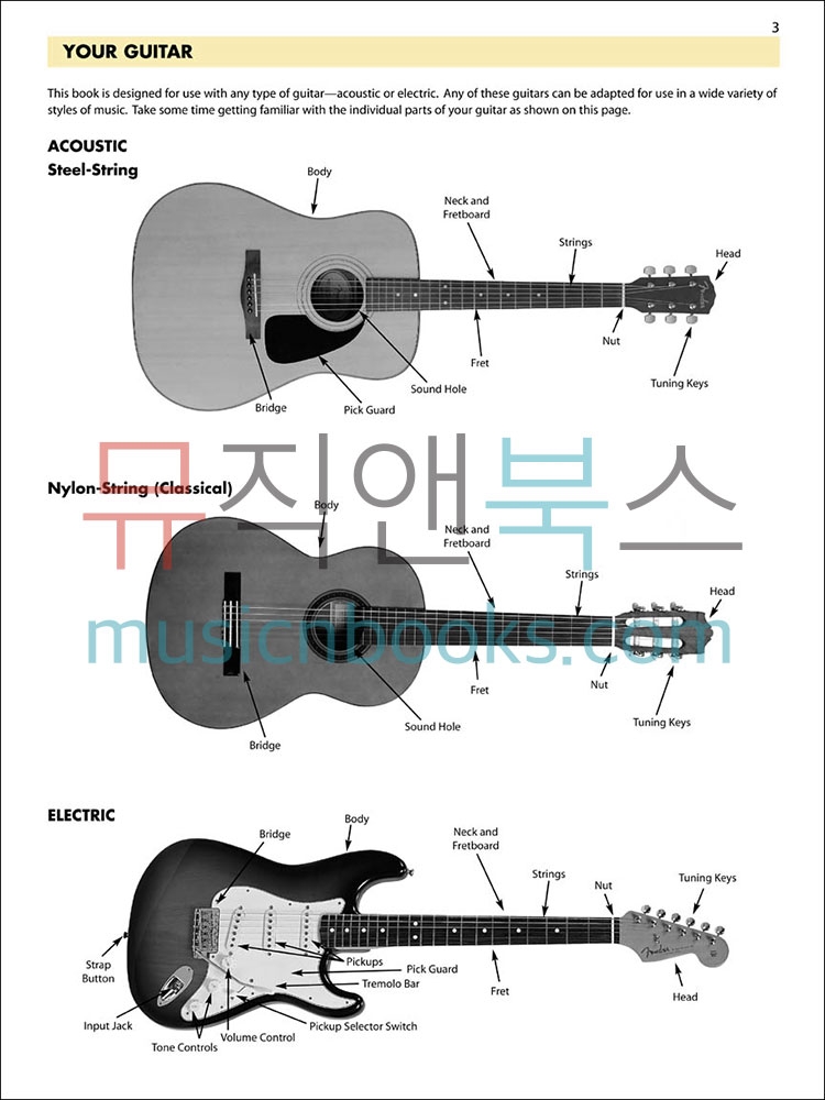 Essential Elements for Guitar - Book 1에센셜 엘리먼트 포 기타 1권: 기초 교재 (온라인 음원 포함) [00862639]