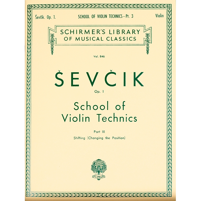 세프치크 바이올린 테크닉 Op 1, 3권 Sevcik The School of Violin Technics Op 1 Book 3 [50256640]