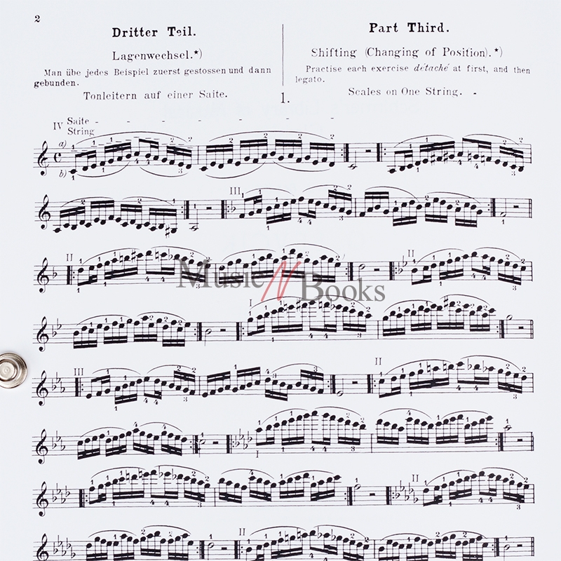 세프치크 바이올린 테크닉 Op 1, 3권 Sevcik The School of Violin Technics Op 1 Book 3 [50256640]