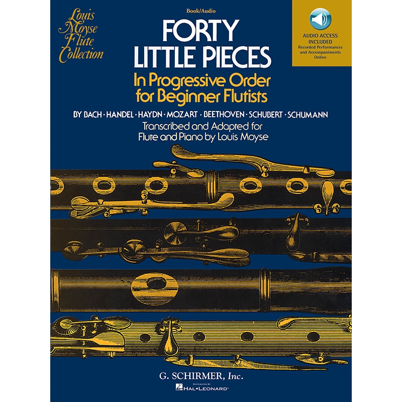 40개의 플루트 클래식 소품 악보 (온라인 음원 포함) Forty Little Pieces [50490444]