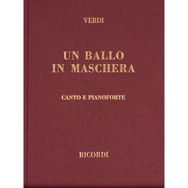 Verdi - Un Ballo in Maschera (A Masked Ball)베르디 - 가면 무도회: 보컬 성악 악보[50020990]