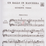 Verdi - Un Ballo in Maschera (A Masked Ball)베르디 - 가면 무도회: 보컬 성악 악보[50020990]