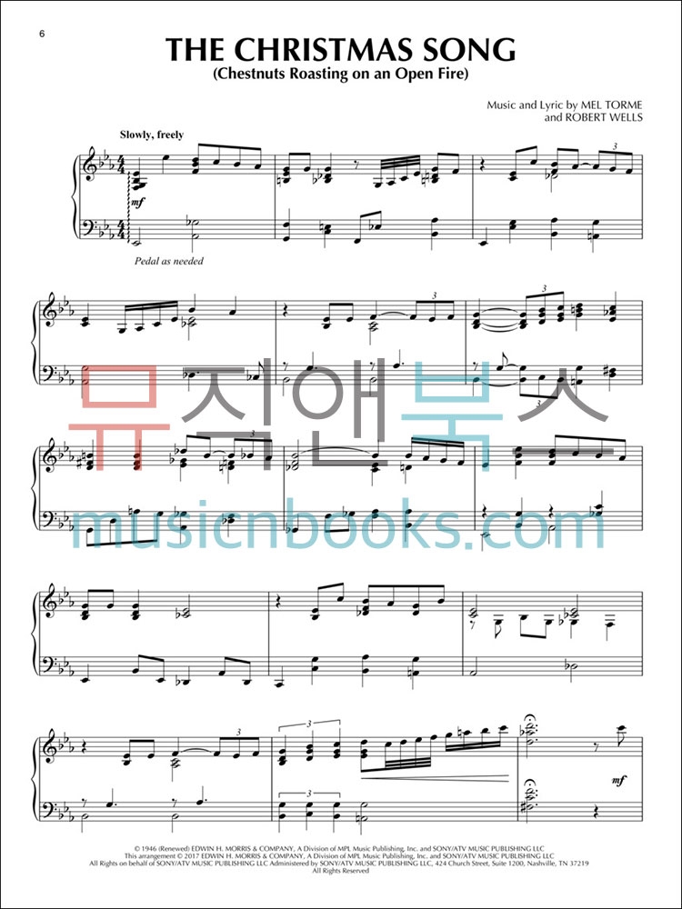 크리스마스 캐롤 재즈 피아노 악보 Christmas Songs All Jazzed Up [00236706]