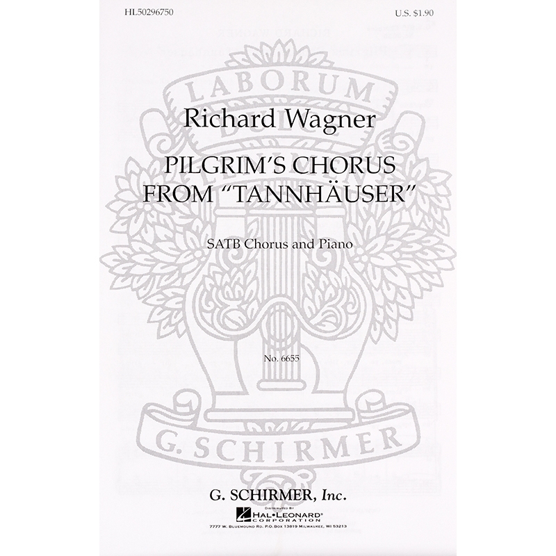 Wagner - Pilgrims' Chorus From Tannhauser Piano바그너 - 탄호이저 중 순례자의 합창 성악 악보[50296750]*