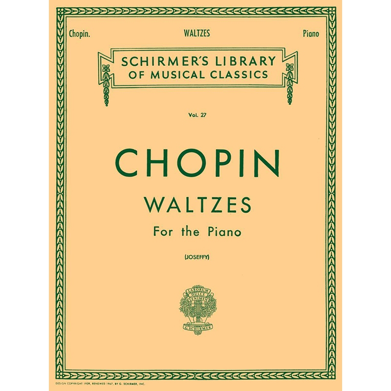 쇼팽 왈츠 피아노 악보 Chopin Waltzes [50252160] Schirmer 쉬머